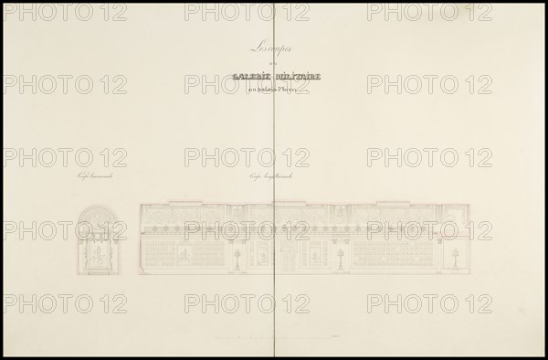 Atlas des plans du Palais d'Hiver de sa Majeste Imperiale, ca.1847-1855, Atlas des plans du Palais d'Hiver de sa Majesté