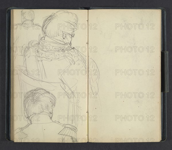 Sketchbook of Adolph Menzel, Menzel, Adolph, 1815-1905, pencil on paper, 1863, German painter