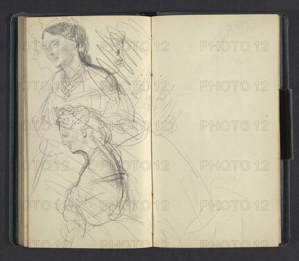 Sketchbook of Adolph Menzel, Menzel, Adolph, 1815-1905, pencil on paper, 1863, German painter