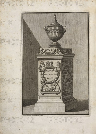 Frontispiece, Ragionamento di Orazio Orlandi romano sopra una ara antica posseduta da monsignore Antonio Casali governatore