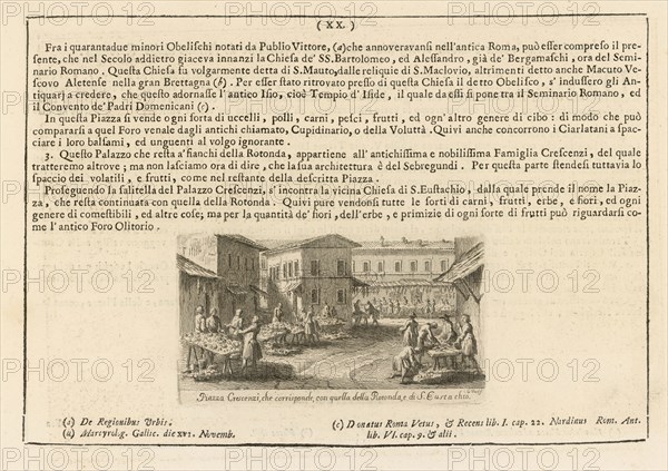 Page 20, Volume 2, Delle magnificenze di Roma antica e moderna, Vasi, Giuseppe, 1710-1782, Engraving, 1747-1761