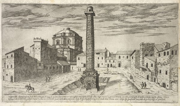 I vestigi dell' antichità di Roma, Du Pérac, Etienne, d. 1604, Engraving, 1575, plate 33