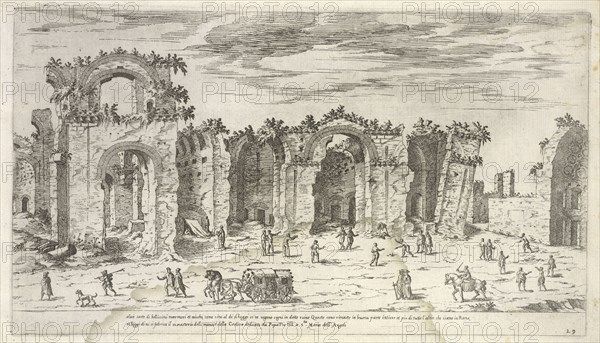 I vestigi dell' antichità di Roma, Du Pérac, Etienne, d. 1604, Engraving, 1575, plate 29