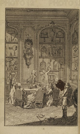 Lecons de physique experimentale, Leçons de physique expérimentale, Nollet, abbé, Jean Antoine, 1700-1770, Engraving, 1764