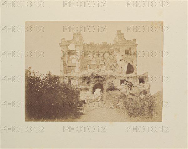 Casino Corsini de' quattroventi, Fotografi di Roma 1849, Lecchi, Stefano, 19th century, c. 1849, salted paper prints, 43 x 31 cm