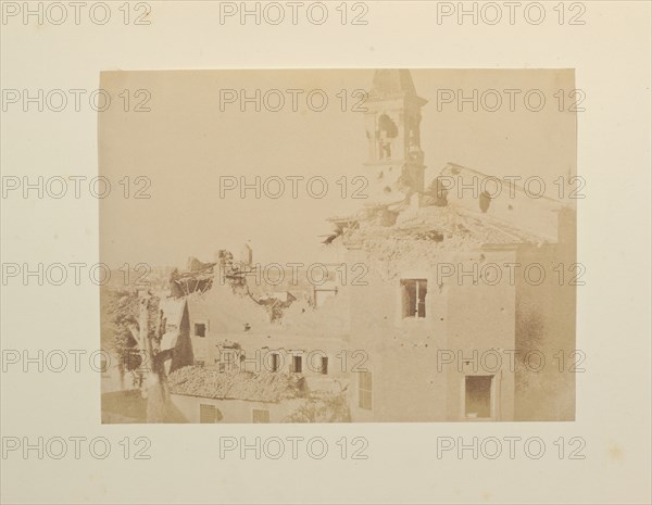 San Pietro Montorio, Fotografi di Roma 1849, Lecchi, Stefano, 19th century, c. 1849, salted paper prints, 43 x 31 cm