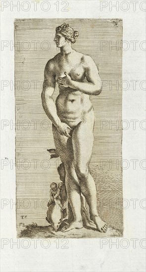 Venus Aphroditis in Hortis Mediceis, Segmenta nobilium signorum e statuaru, Perrier, François, 1590?-1656?, Engraving, 1638