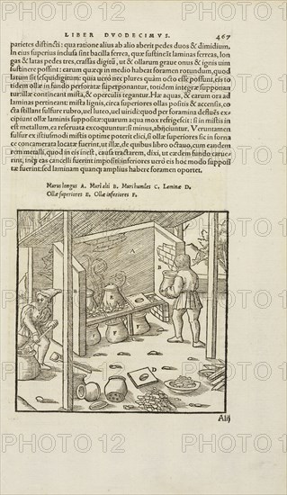 Page 467 Georgii Agricolae De re metallica: libri XII. Quibus officia, instrumenta, machinae, ac omnia deni, que, ad metallicam