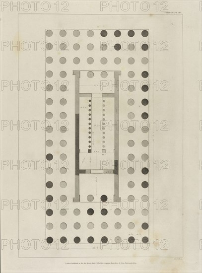 Chapter 4, plate 3, The antiquities of Magna Graecia, Watts, Richard, Wilkins, William, 1778-1839, Engraving, 1807