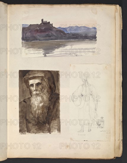 Sketches G. Hayter, Hayter, Sir George, 1792-1871, graphite, ink, watercolor, 1816