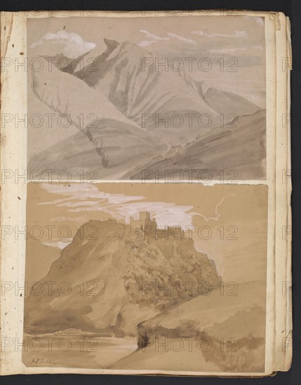 Sketches G. Hayter, Hayter, Sir George, 1792-1871, graphite, ink, watercolor, 1816