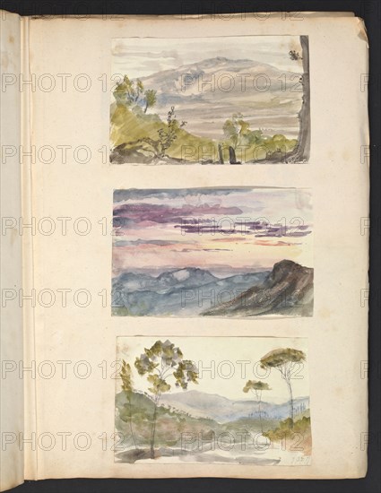 Sketches G. Hayter, Hayter, Sir George, 1792-1871, graphite, ink, watercolor, 1816