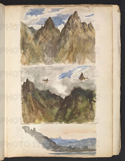 Sketches G. Hayter, Hayter, Sir George, 1792-1871, graphite, ink, watercolor, 1816