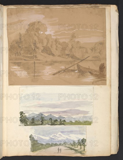 Sketches G. Hayter, Hayter, Sir George, 1792-1871, graphite, ink, watercolor, 1816