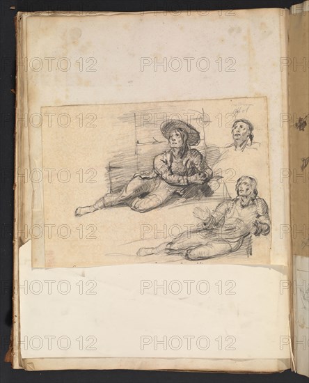 Sketches G. Hayter, Hayter, Sir George, 1792-1871, graphite, ink, watercolor, 1816