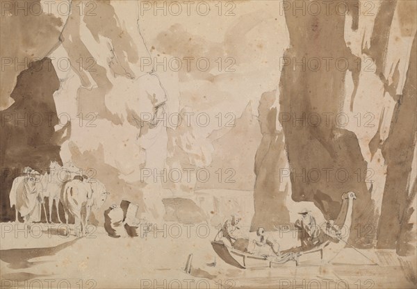 Sketches G. Hayter, Hayter, Sir George, 1792-1871, graphite, ink, watercolor, 1816