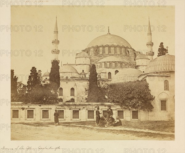Constantinople, Mosque of St. Sophia, Constantinople, orientalist photography, Anonymous, ca. 1870