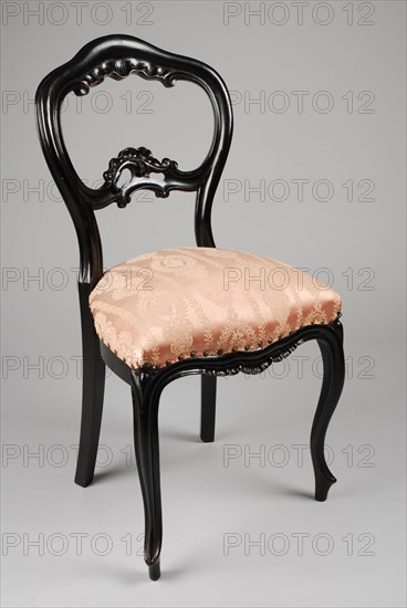 Fa. Johann Diedrich Schmidt & Co. en Cord Heinrich Schmidt, Straight neo-rococo chair, straight-seat chair furniture furniture