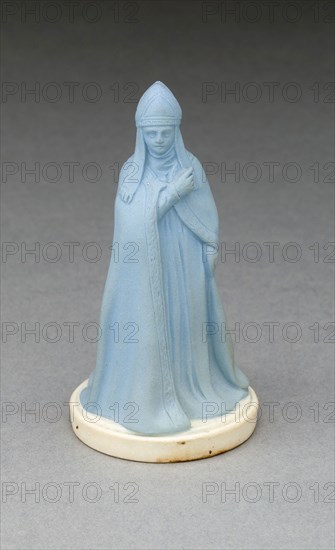 Chess Piece: Bishop, 19th century, Wedgwood Manufactory, England, founded 1759, Burslem, Stoneware (jasperware), 6.4 × 4.9 cm (2 1/2 × 1 15/16 in.)