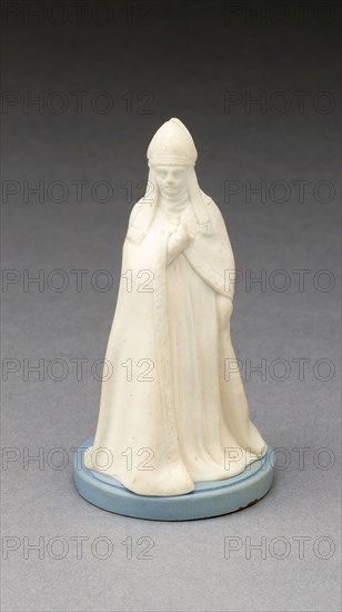 Chess Piece: Bishop, 19th century, Wedgwood Manufactory, England, founded 1759, Burslem, Stoneware (jasperware), 6.4 × 3.2 cm (2 1/2 × 1 1/4 in.)