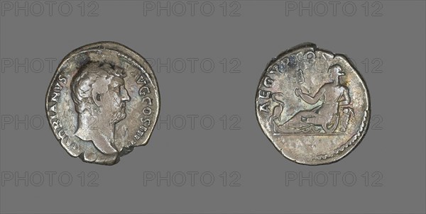 Denarius (Coin) Portraying Emperor Hadrian, AD 134/138, Roman, minted in Rome, Roman Empire, Silver, Diam. 1.9 cm, 3.01 g