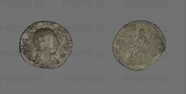 Denarius (Coin) Portraying Julia Maesa, AD 223, Roman, minted in Antioch, Roman Empire, Silver, Diam. 1.8 cm, 2.09 g