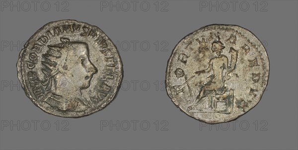 Antoninianus (Coin) Portraying Emperor Gordian III, AD 242/244, Roman, minted in Antioch, Roman Empire, Billon, Diam. 2.3 cm, 4.84 g