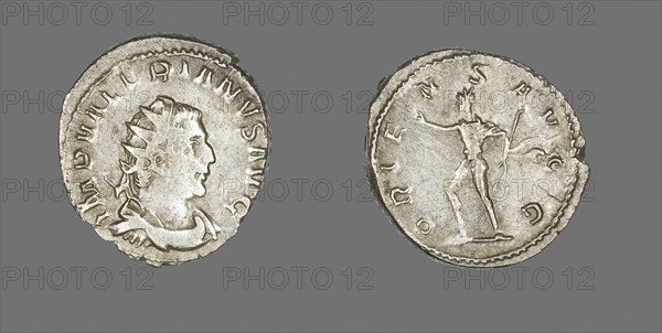 Antoninianus (Coin) Portraying Emperor Valerian, AD 257/259, Roman, minted in Rome, Roman Empire, Silver, Diam. 2.3 cm, 4.05 g