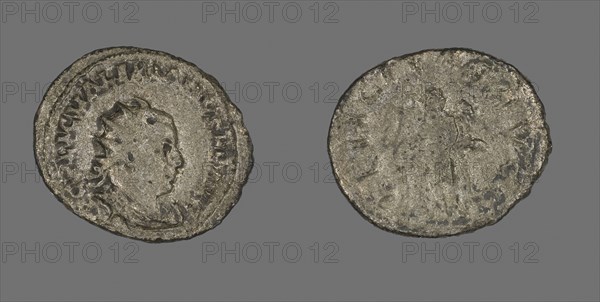 Antoninianus (Coin) Portraying Emperor Valerian, AD 255/257, Roman, minted in Rome, Roman Empire, Billon, Diam. 2.4 cm, 3.18 g