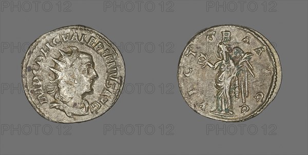 Antoninianus (Coin) Portraying Emperor Valerian, AD 253/261, Roman, Roman Empire, Billon, Diam. 2.2 cm, 3.76 g