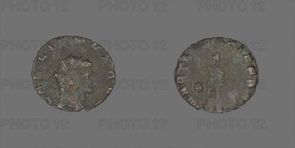 Antoninianus (Coin) Portraying Emperor Gallienus, AD 260/268, Roman, minted in Rome, Roman Empire, Billon, Diam. 1.8 cm, 1.96 g