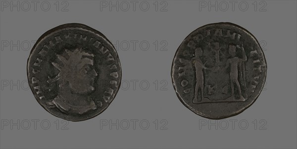 Coin Portraying Emperor Maximianus, AD 286/305, Roman, Roman Empire, Bronze, Diam. 2.1 cm, 2.46 g