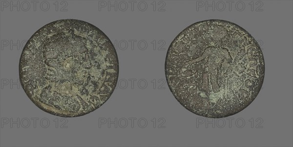 Coin Portraying the Empress Tranquillina, AD 193/217, Roman, Roman Empire, Bronze, Diam. 2.2 cm, 4.35 g