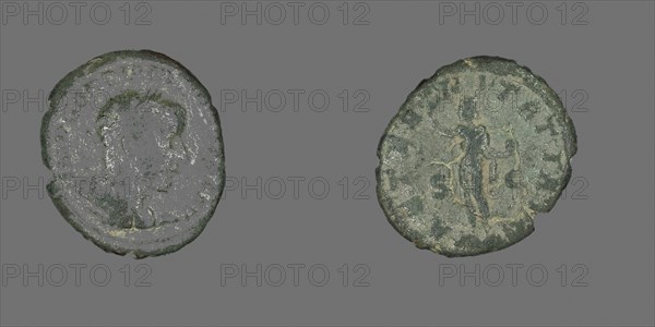 As (Coin) Portraying Emperor Gordian III, AD 241/243, Roman, minted in Rome, Roman Empire, Bronze, Diam. 2.6 cm, 6.50 g