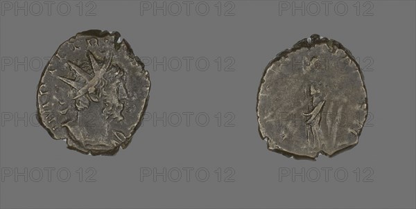 Antoninianus (Coin) Portraying Emperor Tetricus, AD 271/274, Roman, minted in Gaul, Roman Empire, Billon, DIam. 2 cm, 3.71 g