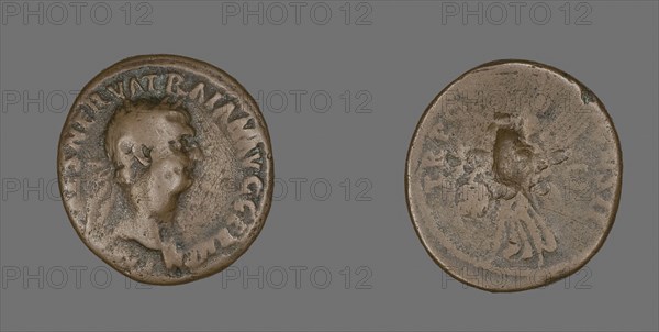 As (Coin) Portraying Emperor Trajan, AD 98/99, Roman, minted in Rome, Roman Empire, Bronze, Diam. 2.9 cm, 10.80 g