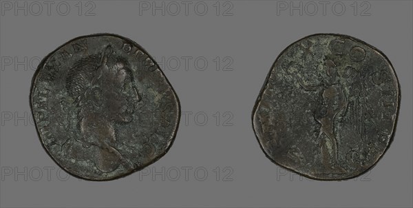 Sestertius (Coin) Portraying Emperor Severus Alexander, AD 231, Roman, minted in Rome, Roman Empire, Bronze, Diam. 3 cm, 20.56 g