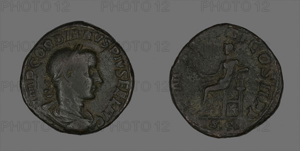 Sestertius (Coin) Portraying Emperor Gordianus, AD 238, Roman, Roman ...