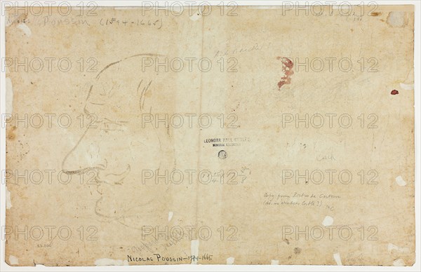 River Estuary, 1675/99, Nicolas Pussin (French, 1594-1665), after Pietro da Cortona (Italian, 1596-1669), France, Sepia and wash on paper, 289 × 448 mm