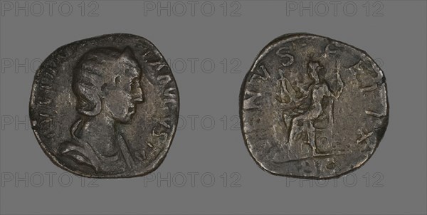 Coin Portraying Empress Julia Mamaea, AD 222/235, Roman, Roman Empire, Bronze, Diam. 2.8 cm, 17.51 g