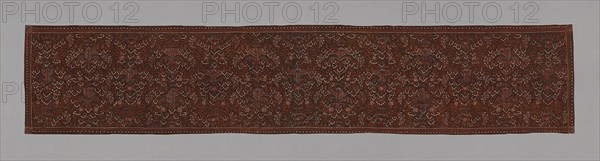 Slendang (Shawl), 19th century, Indonesia, Central Java, Java, Cotton, batik dyed, 261 x 51.4 cm (102 3/4 x 20 1/4 in.)