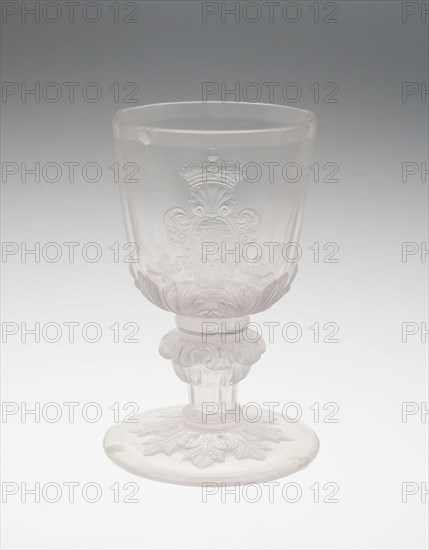 Goblet, c. 1720, Germany, Kassel, Attributed to Franz Gonderlach (German, c. 1663-1726), Kassel, Glass, 14.9 x 10 cm (5 7/8 x 3 15/16 in.)