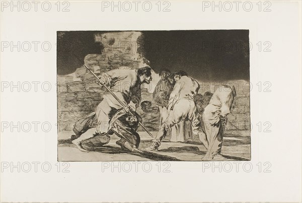 It is Amazing, and We were Made by God, plate six from Los Proverbios, 1815/24, Francisco José de Goya y Lucientes, Spanish, 1746-1828, Spain, Etching and burnished aquatint on ivory wove paper, 218 x 319 mm (image), 245 x 354 mm (plate), 332 x 497 mm (sheet)