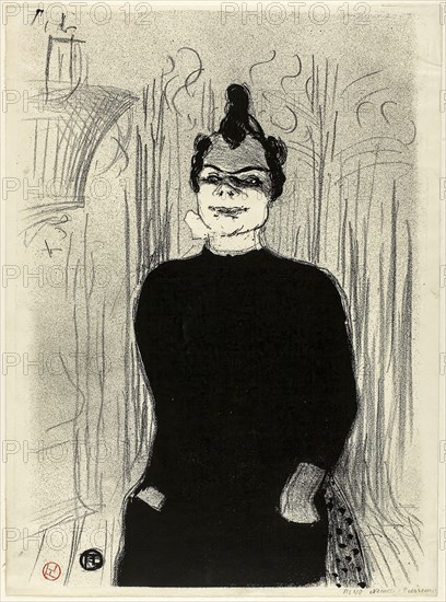 At the Gaieté Rochechouart: Nicolle, 1893, Henri de Toulouse-Lautrec, French, 1864-1901, France, Lithograph on ivory wove paper, 370 × 266 mm (image), 378 × 280 mm (sheet)