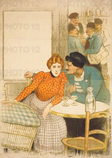 L’Assommoir, 1900, Théophile-Alexandre Steinlen, French, born Switzerland, 1859-1923, France, Lithograph on paper.