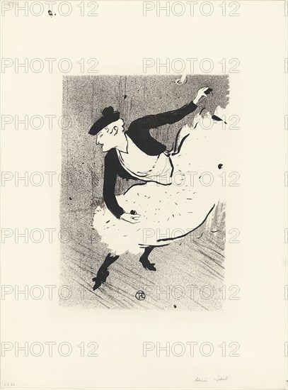 Edmée Lescot, from Le Café-Concert, 1893, Henri de Toulouse-Lautrec (French, 1864-1901), printed by Edward Ancourt & Cie (French, 19th-20th c.), published by L’Estampe originale (French, 1893-1895), France, Lithograph on ivory wove paper, 269 × 190 mm (image), 438 × 323 mm (sheet)