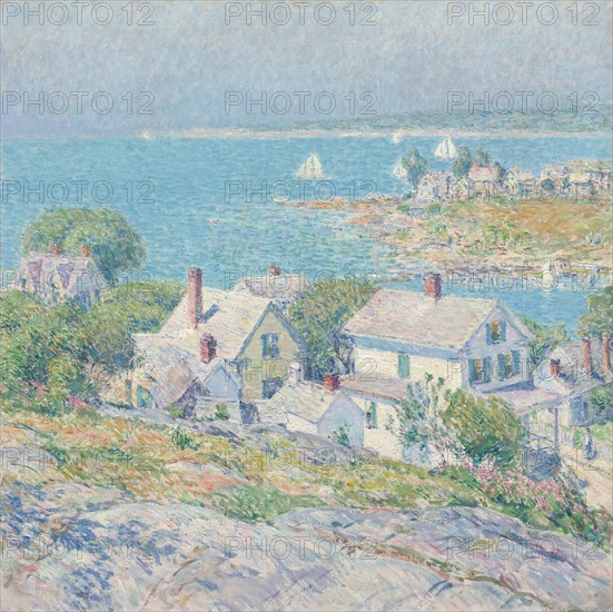 New England Headlands, 1899, Childe Hassam, American, 1859–1935, Gloucester, Oil on canvas, 68.9 × 68.9 cm (27 1/8 × 27 1/8 in.)