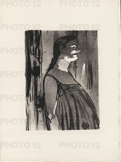 Madame Abdala, from Le Café-Concert, 1893, Henri de Toulouse-Lautrec (French, 1864-1901), printed by Edward Ancourt & Cie (French, 19th-20th c.), published by L’Estampe originale (French, 1893-1895), France, Lithograph on ivory wove paper, 273 × 200 mm (image), 435 × 323 mm (sheet)