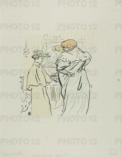 So You Are Experienced?, published January 9, 1897, after Henri de Toulouse-Lautrec, French, 1864-1901, France, Color lithographic reproduction of a photorelief print on grayish wove chine, 233 × 196 mm (image), 420 × 322 mm (sheet)