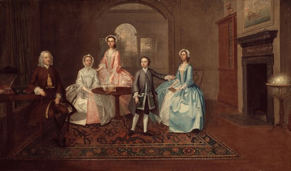 John Thomlinson and His Family, 1745, Arthur Devis, English, 1712–1787 ...